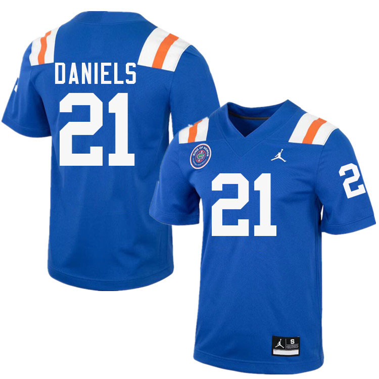 #21 KD Daniels Gators Jersey,Florida Gators College Football Jerseys Stitched-Throwback Royal  #21 KD Daniels Gators Jersey,Florida Gators College Football Jerseys Stitched-Throwback Royal